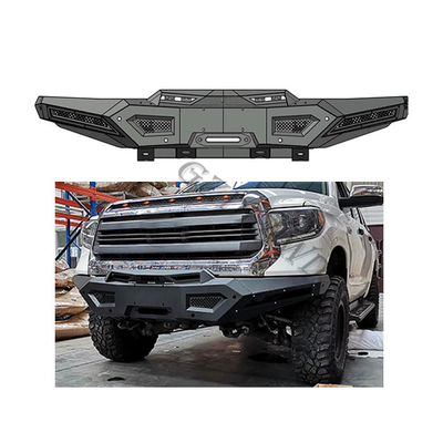 Rolled Steel Front Bumper Guard For Tundra 2007-2020 Black